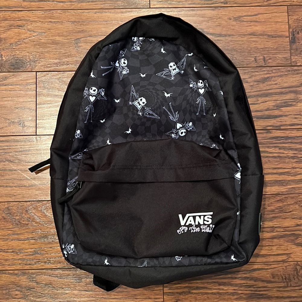 Vans Black and White Backpack